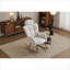 Fauteuil oscillant rembourré Teddy en tissu xpiyaer
