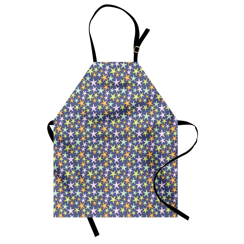Multicolore Bungalow tablier étoile de mer rose unisexe