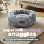 Silentnight Calming Plush Donut Pet Bed-55843482-93676162