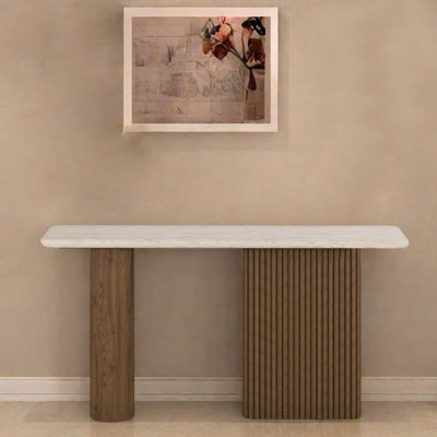 Console en bois massif de style chinois