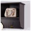 Portemanteau mural espresso avec 4 crochets doubles-1836185373