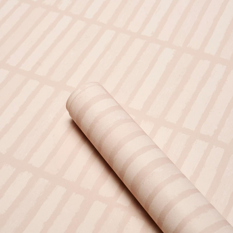 Schumacher X Backdrop Wabi-Sabi Wallpaper, Muted Pink