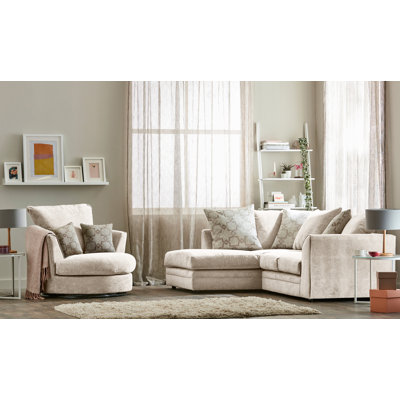 Arabella 2 Piece Chenille and Polyester Blend Standard Living Room Set