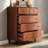 Simple Amber Solid Wood Accent Chest