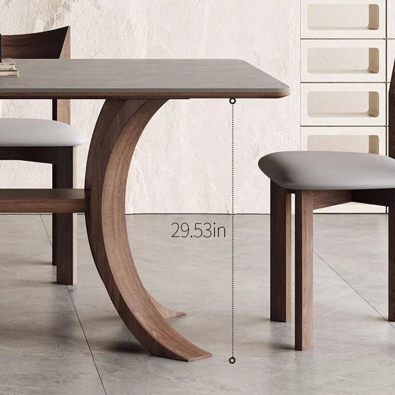 Ensemble de table de salle à manger Minimalist, H 29,53 po x L 55,12 po x l 31,5 po