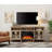 Scarlett Unfinished TV Stand for TVs up to 75" with Fireplace Included-2113358209