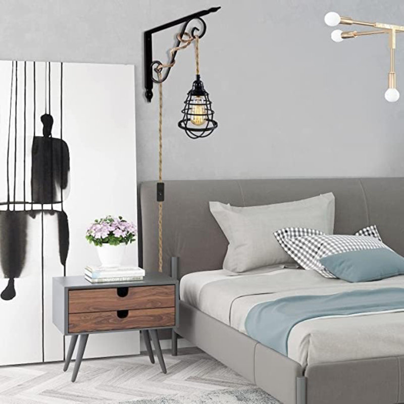 15pi Pulg dans le cordon de lumière de lampe de maison de campagne de câble de décoration intérieure de bricolage pour le salon chambre à coucher