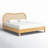 Tourmaline Natural Wood & Rattan Wavy Bed-99451703