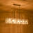 Lustre rectangulaire en cristal 8 lumières