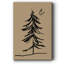 Croquis de sapin d'hiver I - Toile tendue avec châssis-752304710