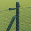 Vidaxl Fence With Posts PVC-Coated Steel-116798089-116798095