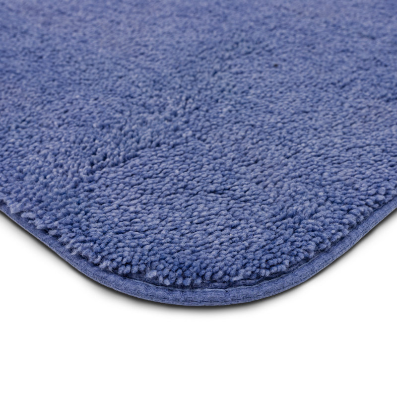 Mccluney Soft Nylon Machine Washable Non- Slip Bath Rug/Mat, Deep Fern, 24" W x 40" L