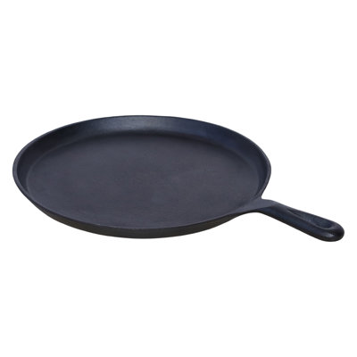 Buckingham Pre-Seasoned Cast Iron Crepe Pan 27 cm