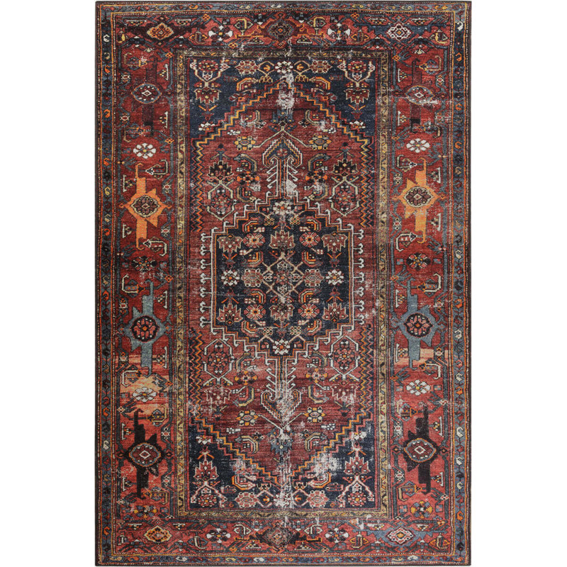Tapis brun Ottilie, Tapis de couloir 2 pi 6 po x 9 pi 11 po