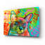 «Blue Point Siamese» par Dean Russo, art en verre acrylique-1036885968