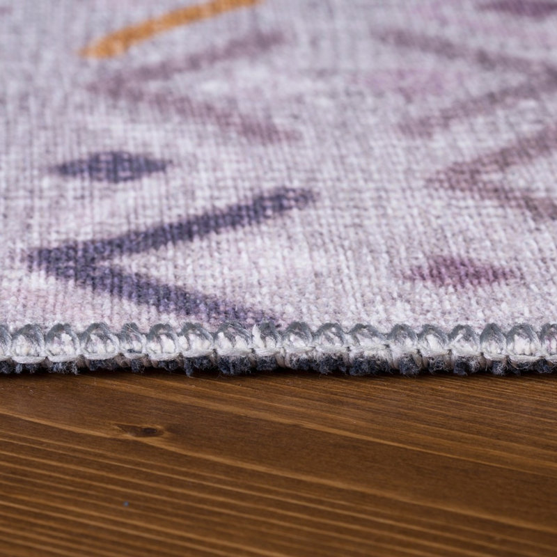 Luxurious Machine Washable Carpet, 100% Polyester, 7.5 x 10.8 Feet | Pile Height: 0.2 Inches, 1850 g/m² | Recycled Poly Cotton Underside, Easy Care, Perfect for Living Room & Bedroom, Soft & Durable Design