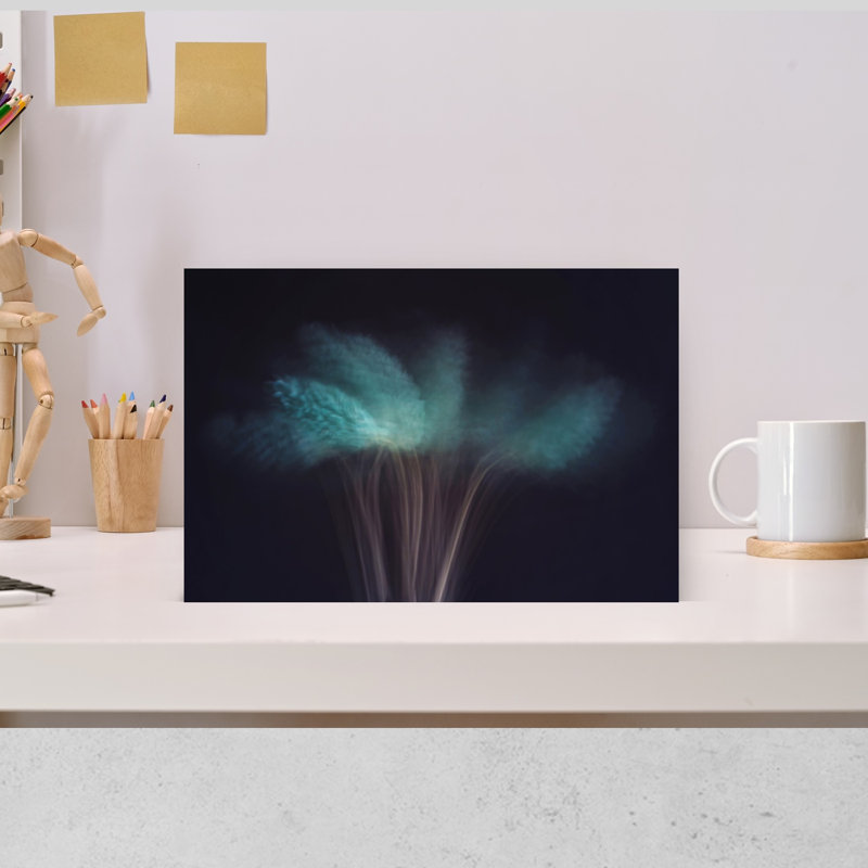 «Ethereal Bloom», impression d'art abstrait rêveur éthéré, 12" H x 18" W