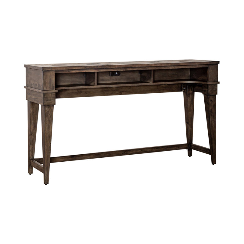 Anvita 65'' Console Table w/ Charging Station