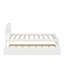 Lit plateforme simple en bois avec lit gigogne-936790341