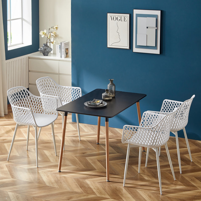 Alzugaray Dining Chair, White