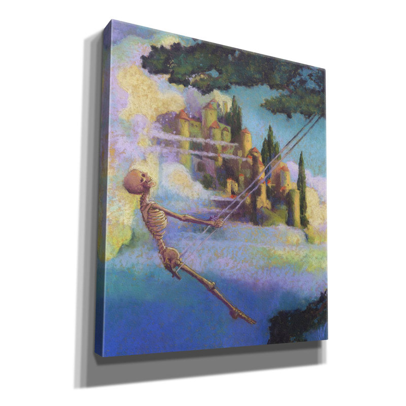 Art mural sur toile Trinx® «Bone To Be Wild» par Marie Marfia, H 24 po x l 20 po x P 0,75 po