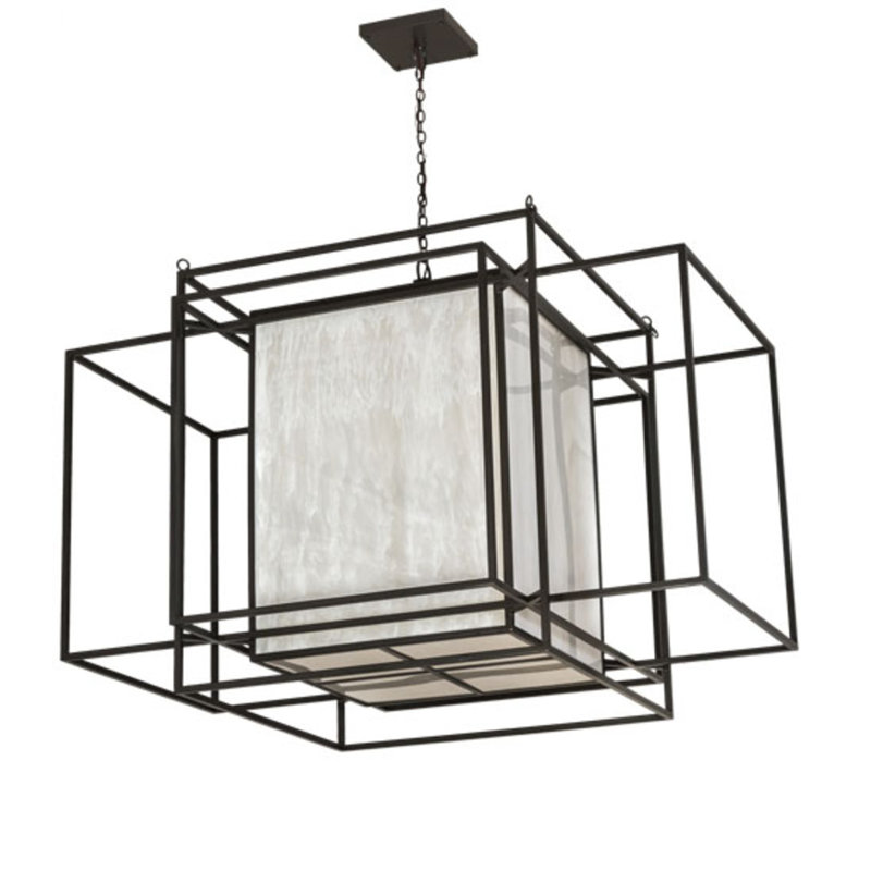 Luminaire suspendu géométrique 32 lumières Auguster