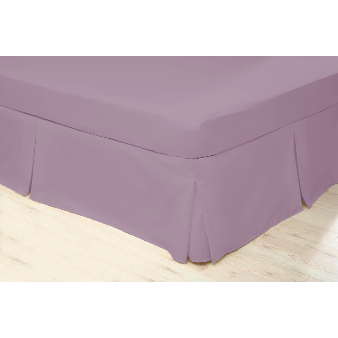 200 TC 50/50 Percale Polycotton Tailored Bed Valance