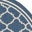 Herefordshire Hooked Navy Blue/Beige Rug-15827440