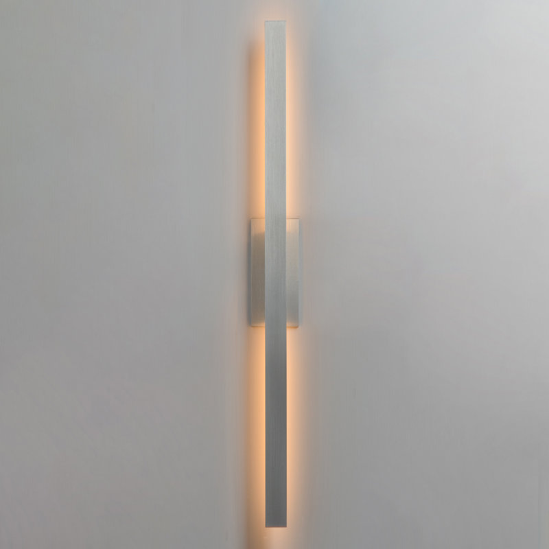 Chesnet-Outdoor Wall Mount, 51" H x 4.5" W x 2.75" D, Satin Aluminum