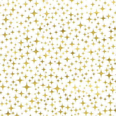 Gold And White - Wrapped Canvas Print