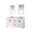 Ensemble de meuble-lavabo double 59 po avec miroir Ahseem-784177336