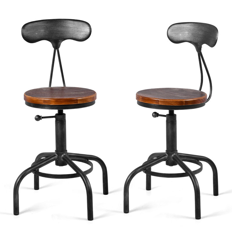 Tabouret de comptoir Jassel, Argent