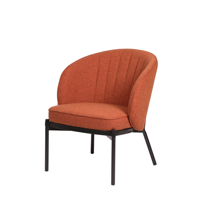 Tatte Faux Leather Slipper Chair