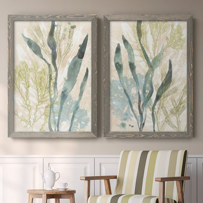 Vintage Ocean Jewels I " Vintage Ocean Jewels I " 2 - Pieces Painting Print