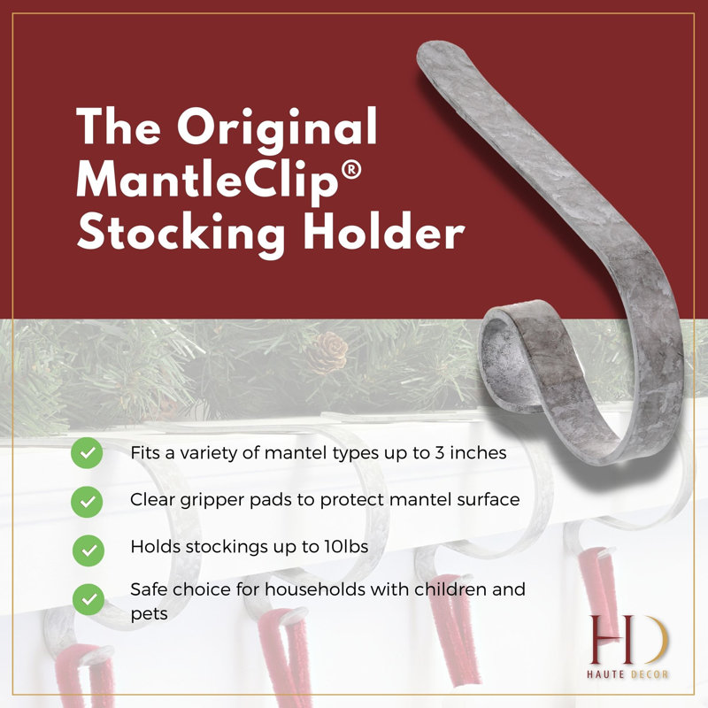 Galvanized Stocking Holder