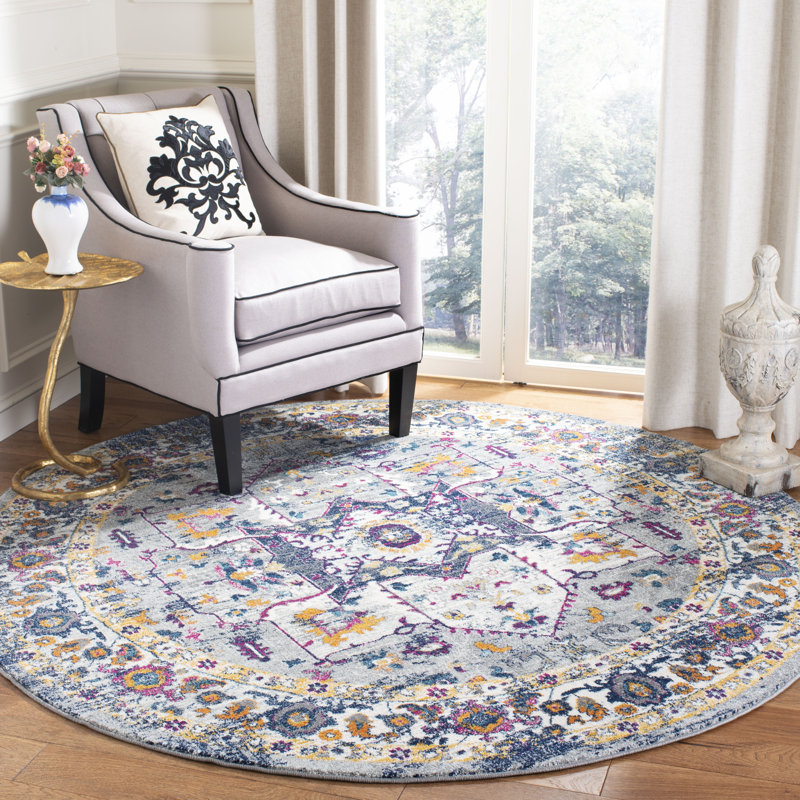 Balaton Performance Oriental Rug, Round 6'7"