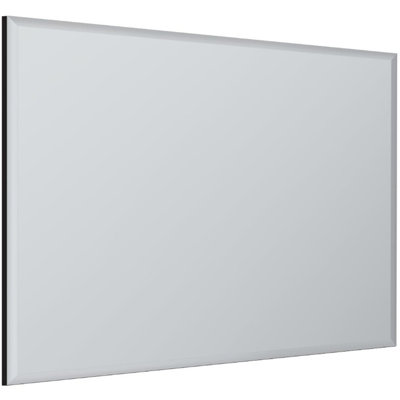 Azariea Wood Flat Wall Mirror