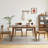 Brown Rectangular Solid Dining Table For Dining Room/Kitchen-1240211551