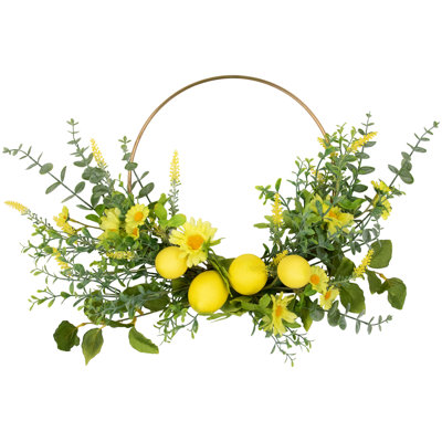 Faux Plastic 22'' Wreath