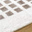 Machine Washable Shaggy Boho Dark Brown Area Rug-1101074328