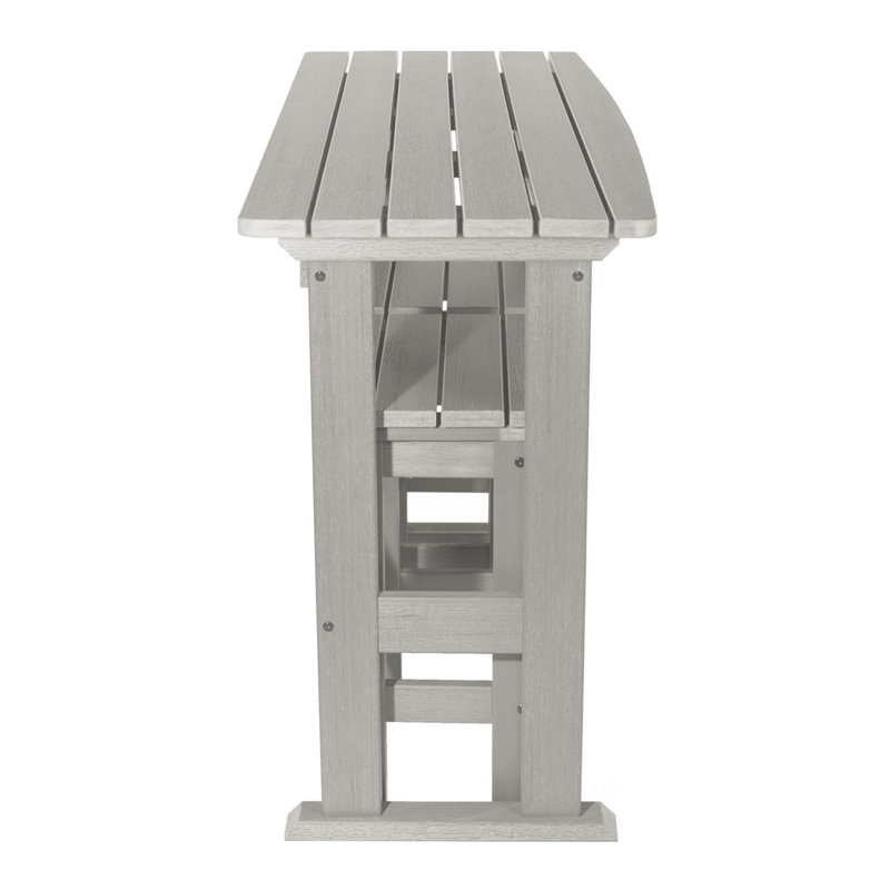 Arbnora 2 - Person Patio Dining Set with Rectangular Table, Harbor Gray