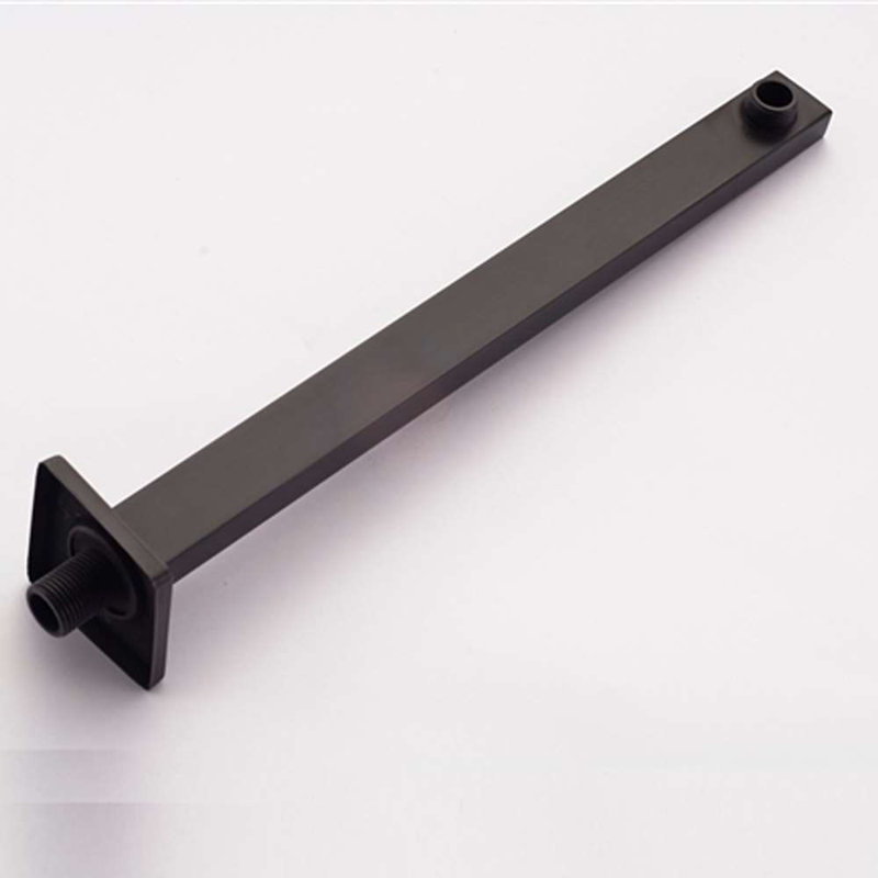 Fontana Matte Black Bathroom Rain Shower System, 1.5" H x 10" W