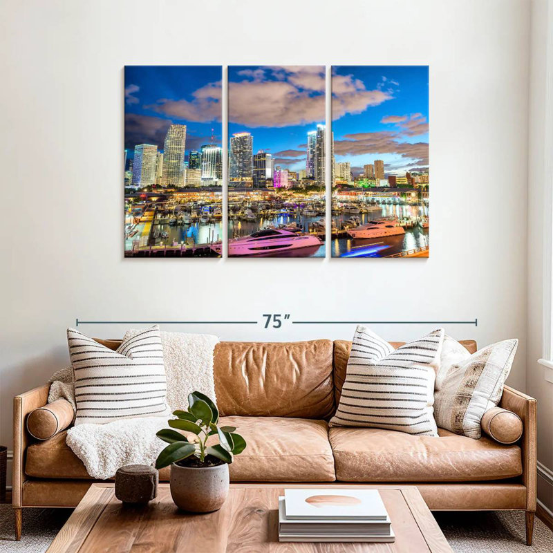 Syd Downtown Miami Florida, 36" H x 57" W