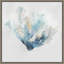 «Blue Coral Reef I» par Ken Roko, reproduction d'art sur cadre flottant