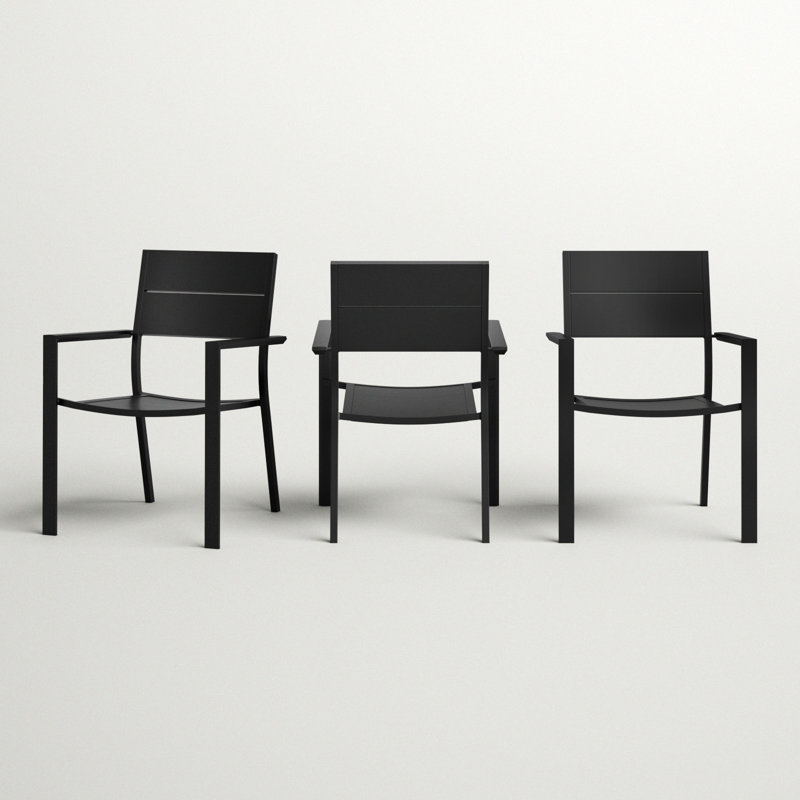 Chaises de patio en aluminium Kaden