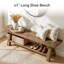 Solid Wood Storage Bench