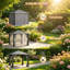 Garden Canopy Shelter,Outdoor Gazebo,Backyard Gazebo,