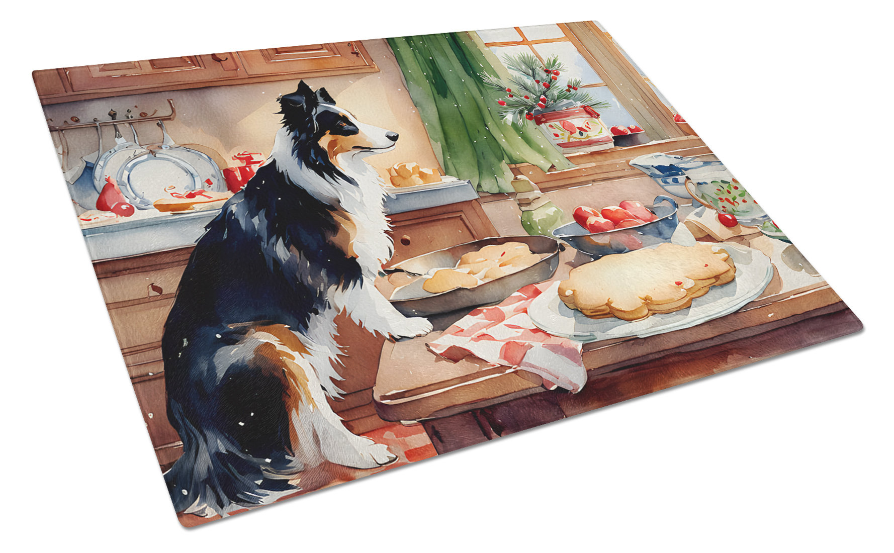 Guanto Da Forno Caroline's Treasures Con Collie – Termico E Multistrato, 30,5 Cm