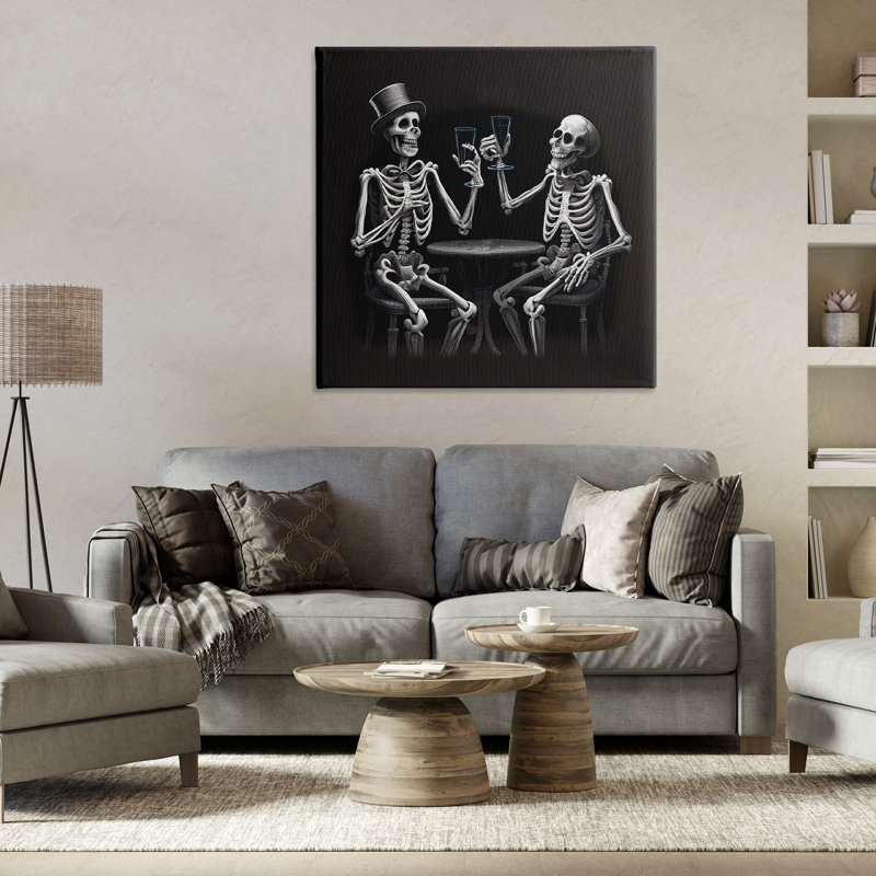 «Spooky Skeletons Cheers», conception par Sasha, H 36 po x l 36 po