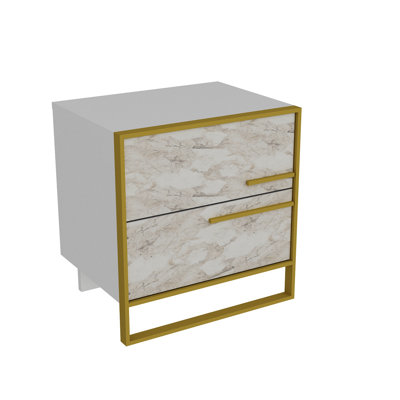 Mario 50cm W Bedside Table